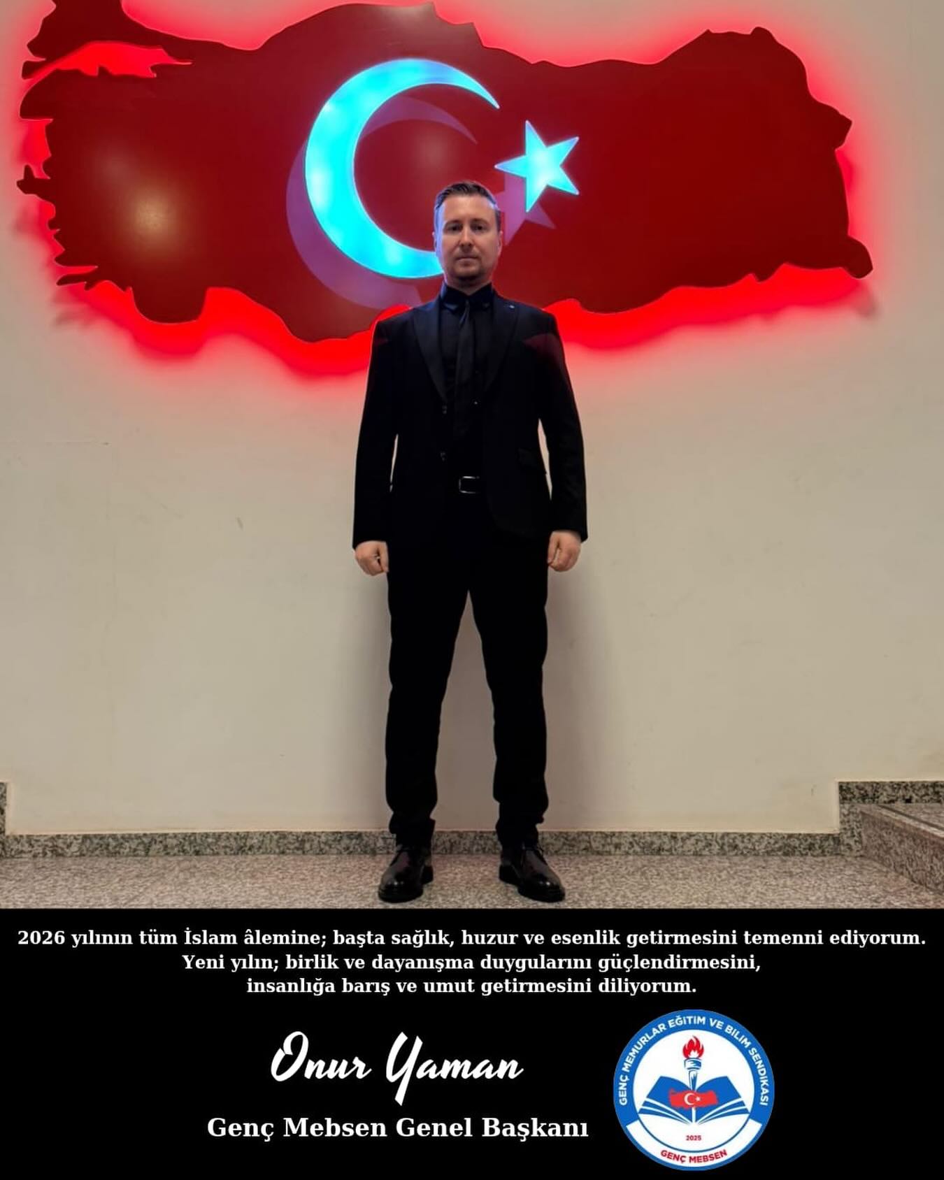 Genel Başkanımız Sayın Onur YAMAN'ın yeni yıl mesajı