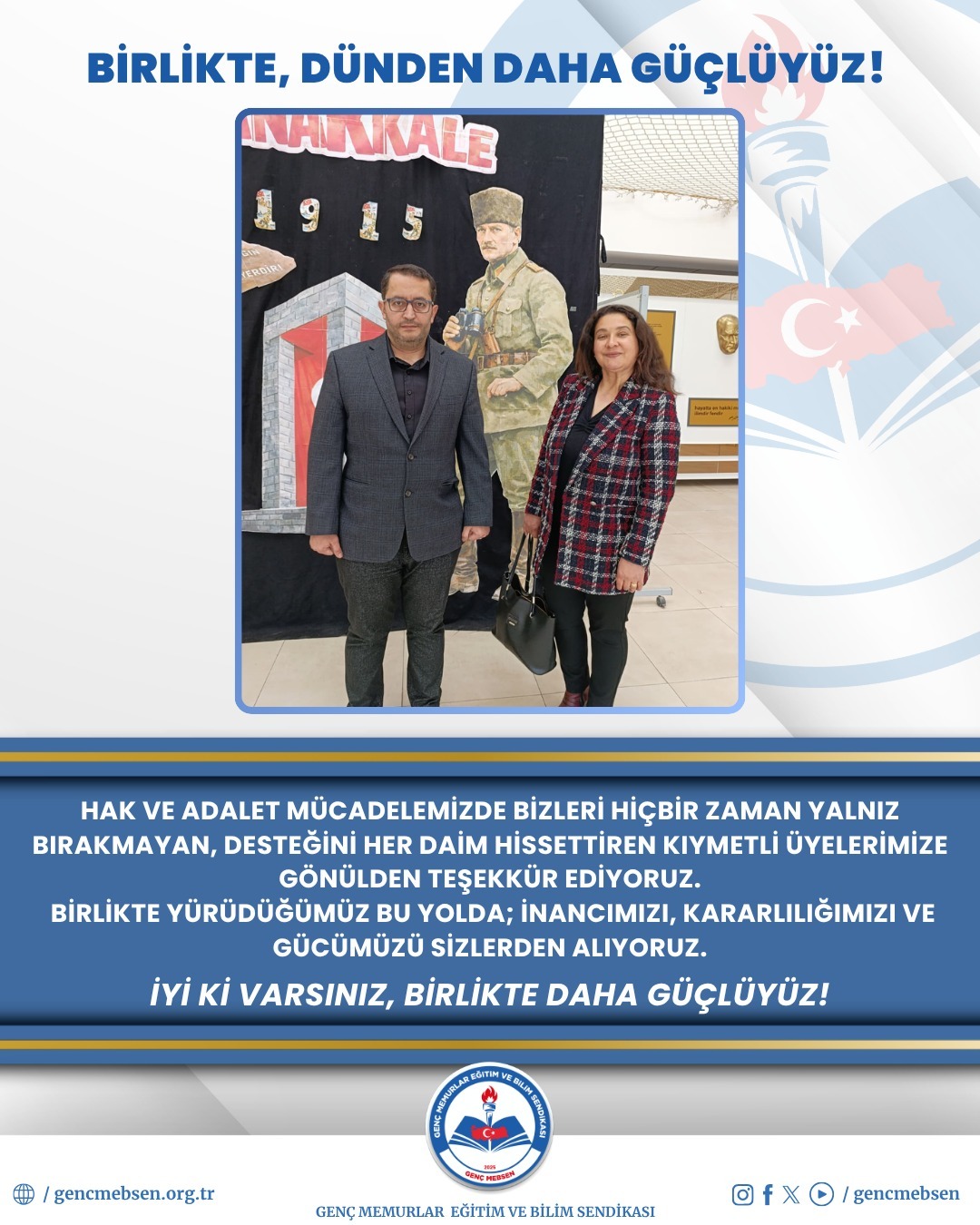 Yeni Üyelerimizle Birlikte Dünden Daha Güçlüyüz