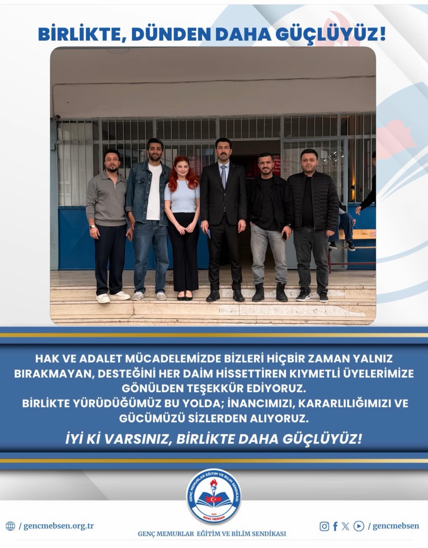 Yeni Üyelerimizle Birlikte Dünden Daha Güçlüyüz