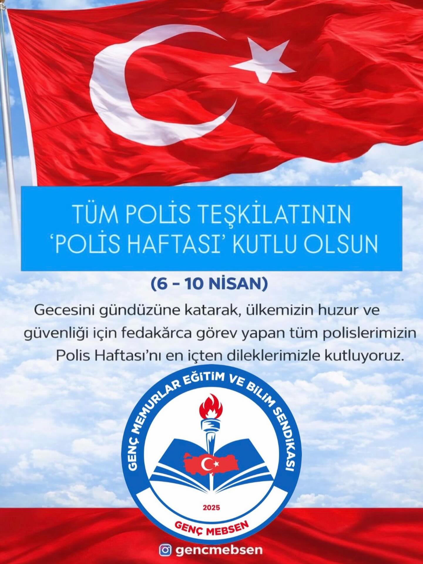 Tüm Polis Teşkilatının Polis Haftası Kutlu Olsun