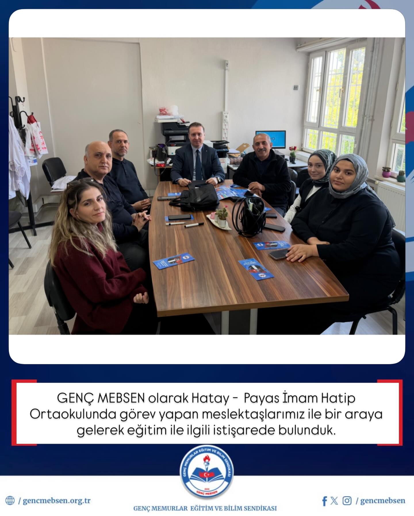 Hatay Payas İmam Hatip Ortaokulunda Görev Yapan Meslektaşlarımızı Ziyaret Ettik